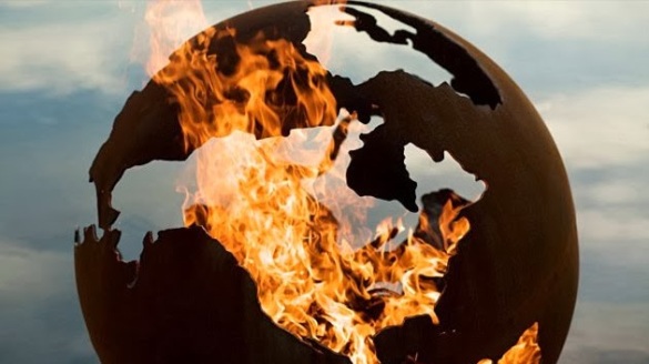 world in flames