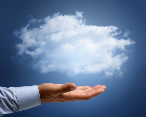 Cloud computing or dreams and aspirations concept