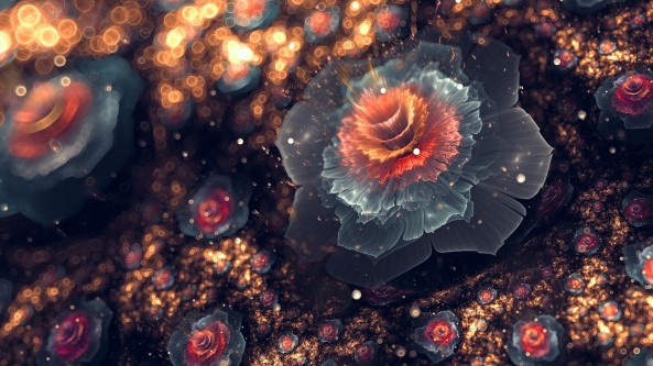 abstract-fractal-flowers-digital-art-3D-bokeh-petals